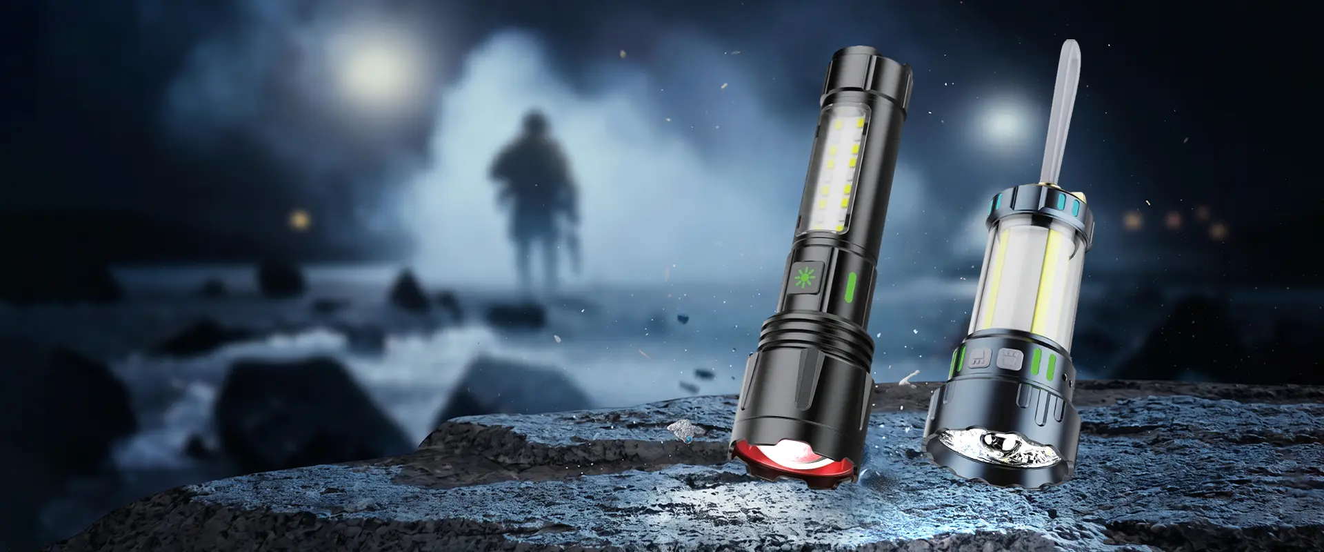 ໄຟສາຍ LED ຍຸດທະວິທີ Forest Tiger - ມີ lumen ສູງ rechargeable ສໍາລັບຫນ້າທີ່
