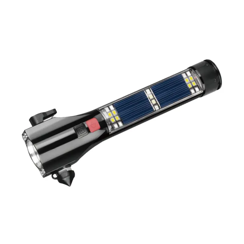 ໄຟສາຍແສງຕາເວັນ Powered Emergency Tool with Safety Hammer